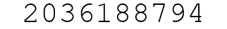 Number 2036188794.