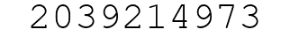 Number 2039214973.