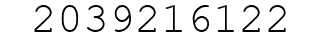 Number 2039216122.