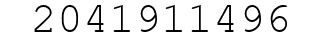 Number 2041911496.