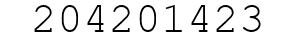 Number 204201423.