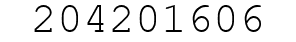 Number 204201606.