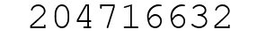 Number 204716632.