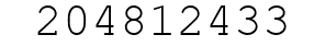 Number 204812433.