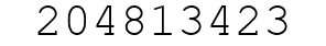 Number 204813423.