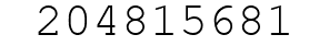 Number 204815681.