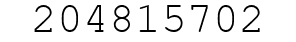 Number 204815702.