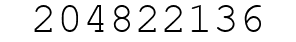 Number 204822136.