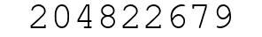 Number 204822679.