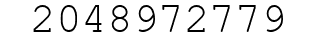Number 2048972779.