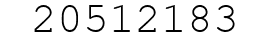 Number 20512183.