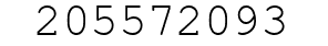 Number 205572093.