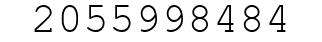 Number 2055998484.