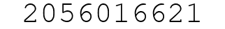 Number 2056016621.