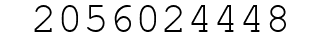 Number 2056024448.