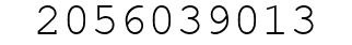 Number 2056039013.
