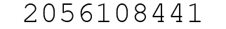 Number 2056108441.