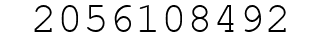 Number 2056108492.