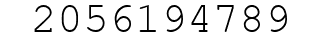 Number 2056194789.