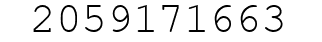 Number 2059171663.
