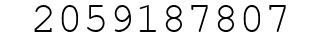 Number 2059187807.