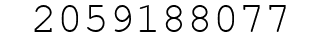 Number 2059188077.
