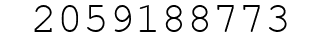 Number 2059188773.