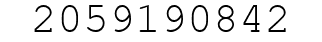 Number 2059190842.