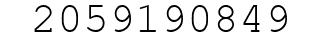 Number 2059190849.