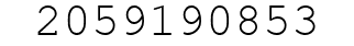 Number 2059190853.