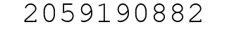 Number 2059190882.