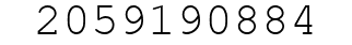 Number 2059190884.