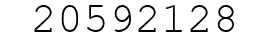 Number 20592128.