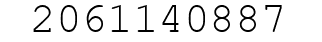 Number 2061140887.