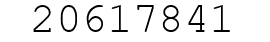 Number 20617841.