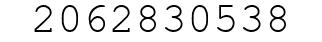Number 2062830538.