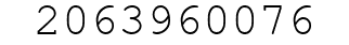 Number 2063960076.