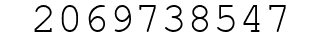 Number 2069738547.