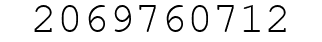 Number 2069760712.
