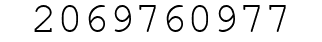 Number 2069760977.