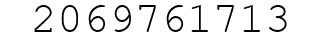 Number 2069761713.