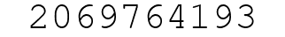 Number 2069764193.