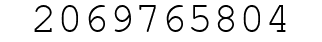 Number 2069765804.