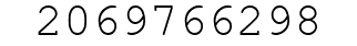 Number 2069766298.