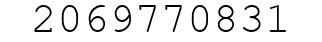 Number 2069770831.