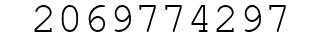 Number 2069774297.