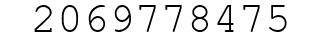 Number 2069778475.