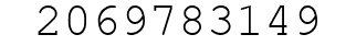 Number 2069783149.
