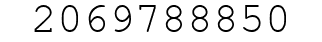 Number 2069788850.