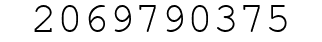 Number 2069790375.